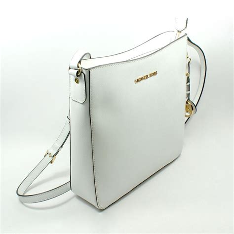 michael kors white handbag|small white michael kors bag.